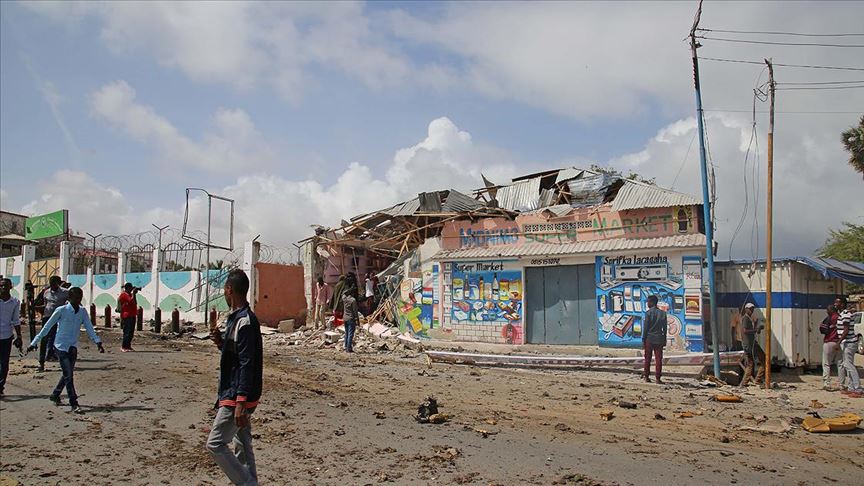Somali Başbakanı Hasan Ali Hayri'nin mitingine bombalı saldırı