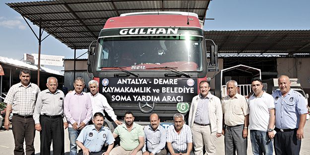 Soma’ya 45 ton sebze