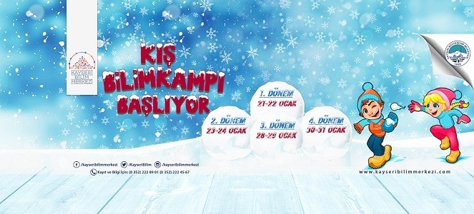 Sömestr tatilinde bilim kampı 