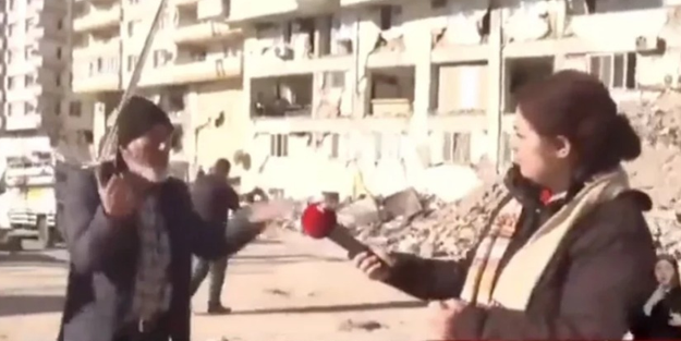 Sömürgeci medyaya büyük tepki! Depremzedeler Fox TV muhabirini kovdu