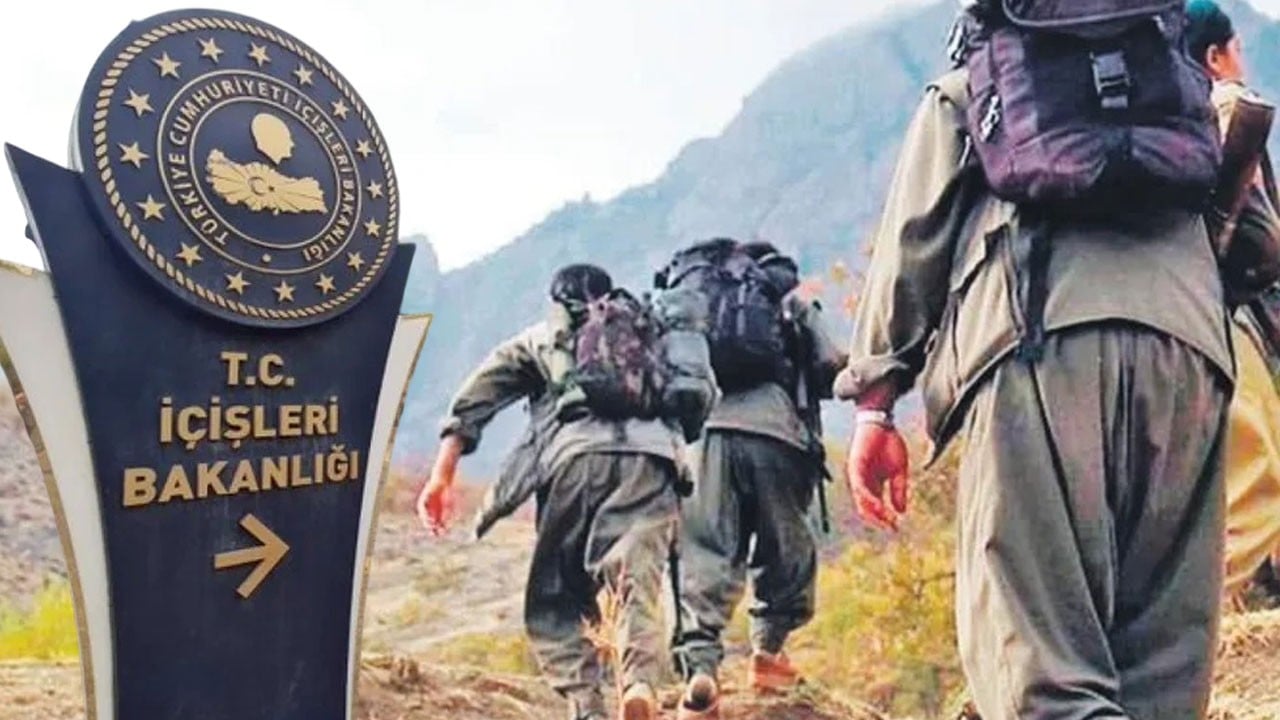 İçişleri Bakanlığı: 2’si Gri, 1’i Sarı listede aranan 134 PKK'lı terörist teslim oldu