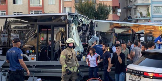 Son dakika! İstanbul'da metrobüs kazası