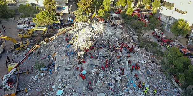 İzmir depreminde çok sayıda gözaltı!