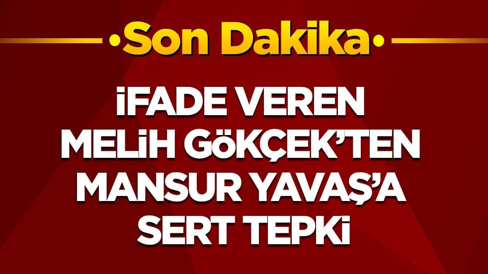 Melih Gökçek’ten ifade sonrası açıklama: Mansur Yavaş yalan söylüyor