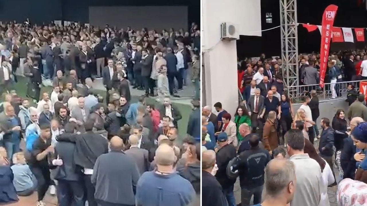 Yeni Partililer birbirine girdi, seçim iptal edildi