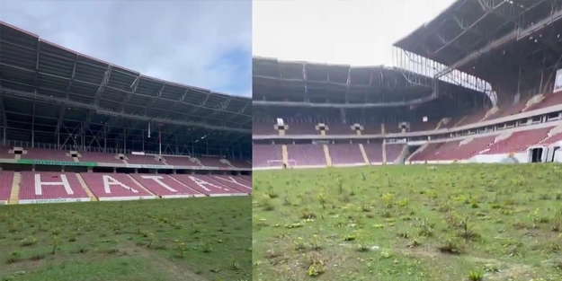 Son golü o isim atmıştı: Hatay Stadyumu'nun son hali yürekleri dağladı
