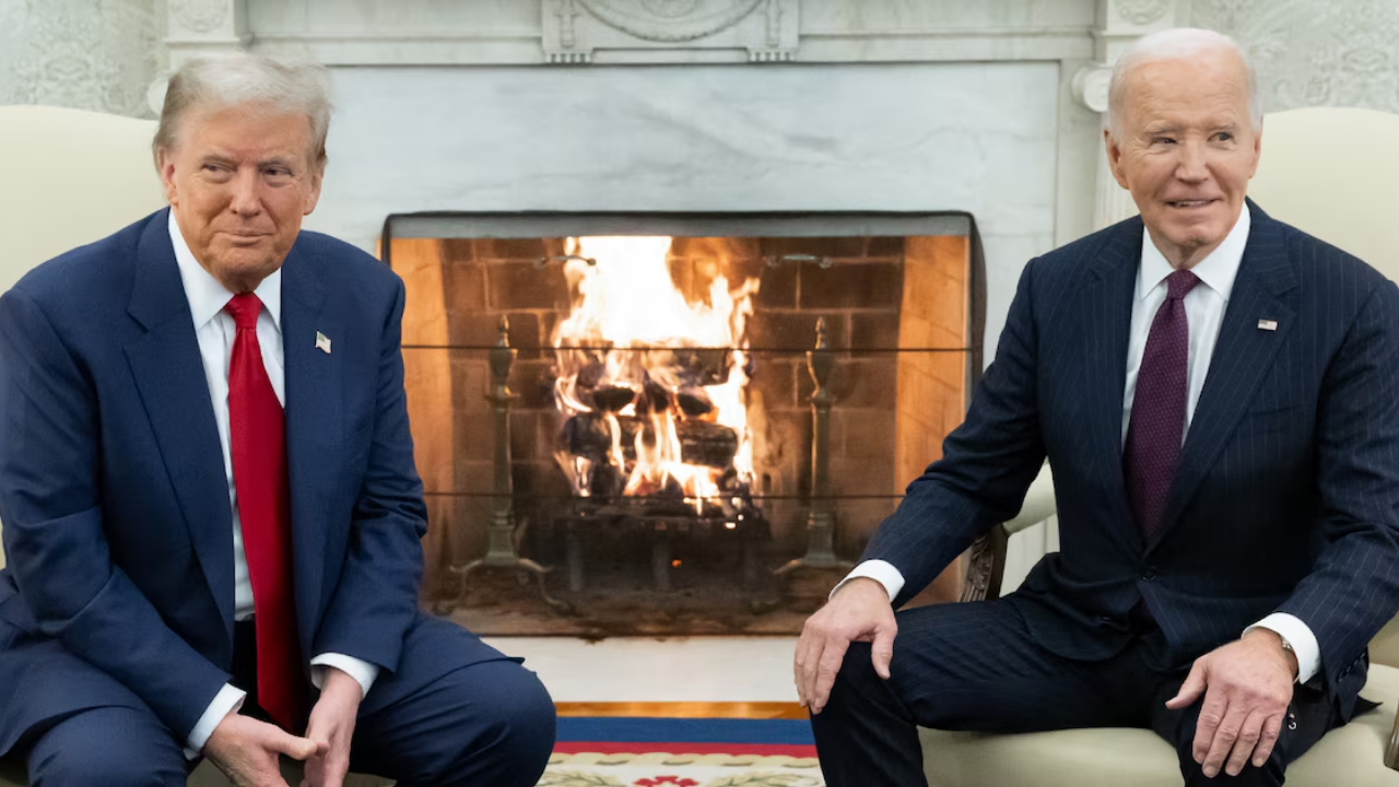 Son kez ağırladı… Biden ve Trump çay içti