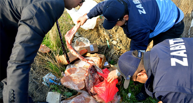 Son kullanma tarihi geçmiş etler imha edildi