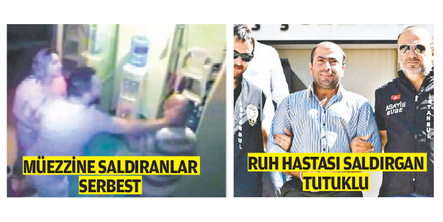 Şortluya saldırana hapis şortlu saldırgana tahliye