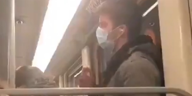Sosyal medya ayağa kalktı! Maskeli yolcudan metroda iğrenç hareketler