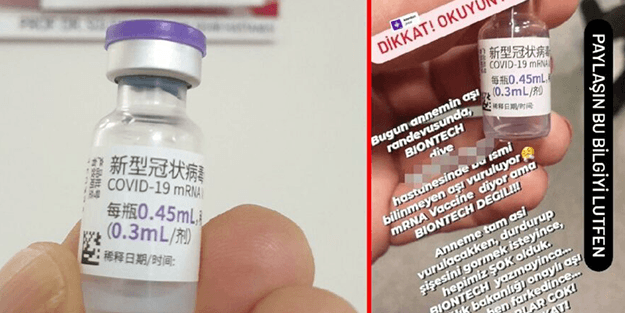 Sosyal medya ayakta: Türkiye'de, Çince yazılı Biontech aşıları ortalığı karıştırdı!