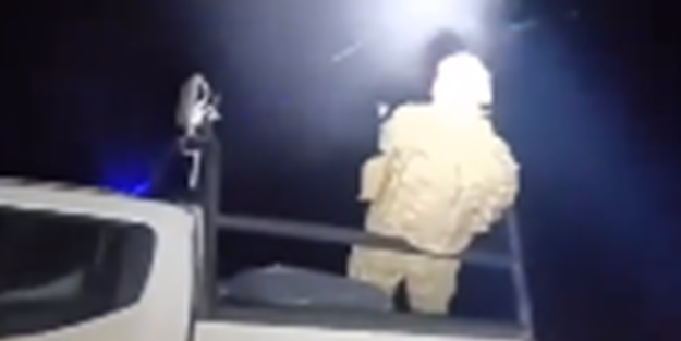 Sosyal medya bu anları konuşuyor! Türk CANİK silahı ile İran İHA'sı vuruldu