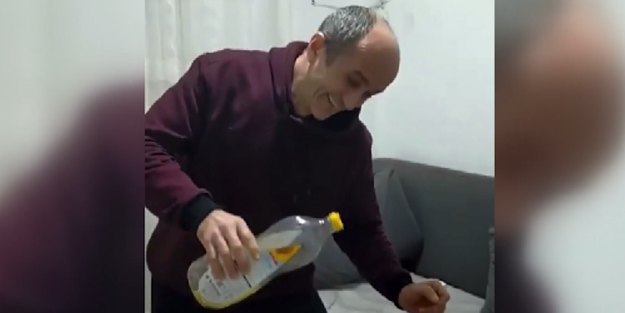 Sosyal medyada tepki çeken sıvı yağ 'mizahı'!