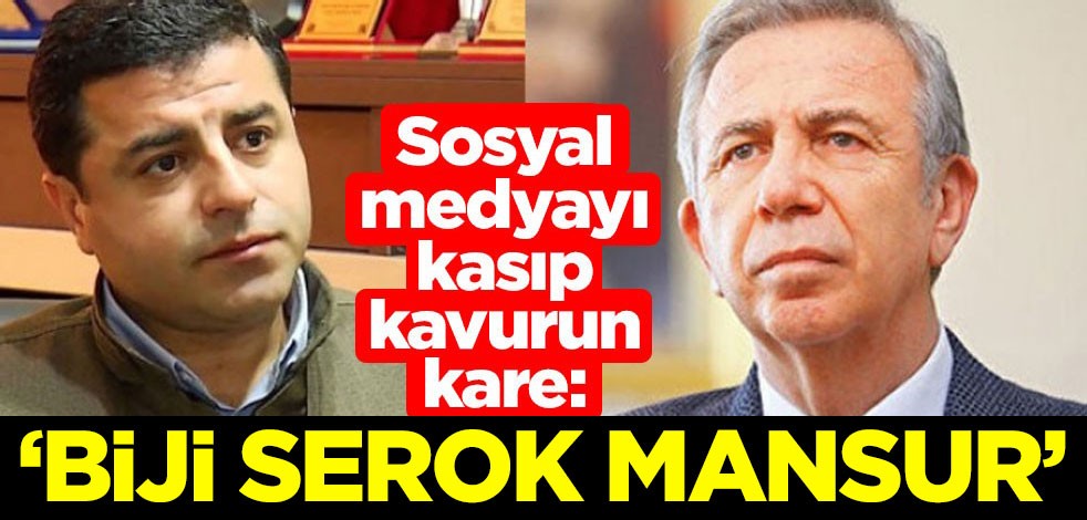 Sosyal medyayı kasıp kavurun kare: Biji serok Mansur