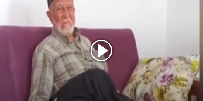Sosyal medyayı salladı! Oruç tutamadığı için ağlayan dede