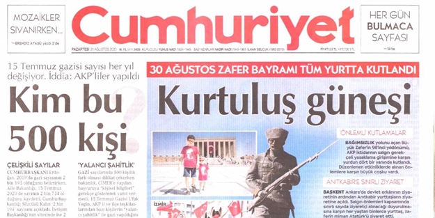 Bunlar 30 Ağustos’u kutlasa ne olur, kutlamasa ne olur?