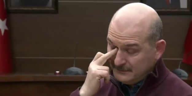 Soylu o soruya cevap verirken gözyaşlarına hakim olamadı