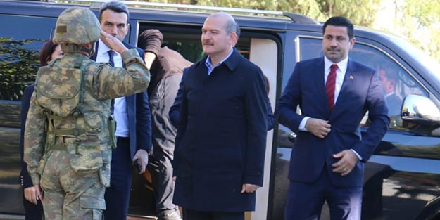 Soylu'yu karşılayan heyet içinde sürpriz isim