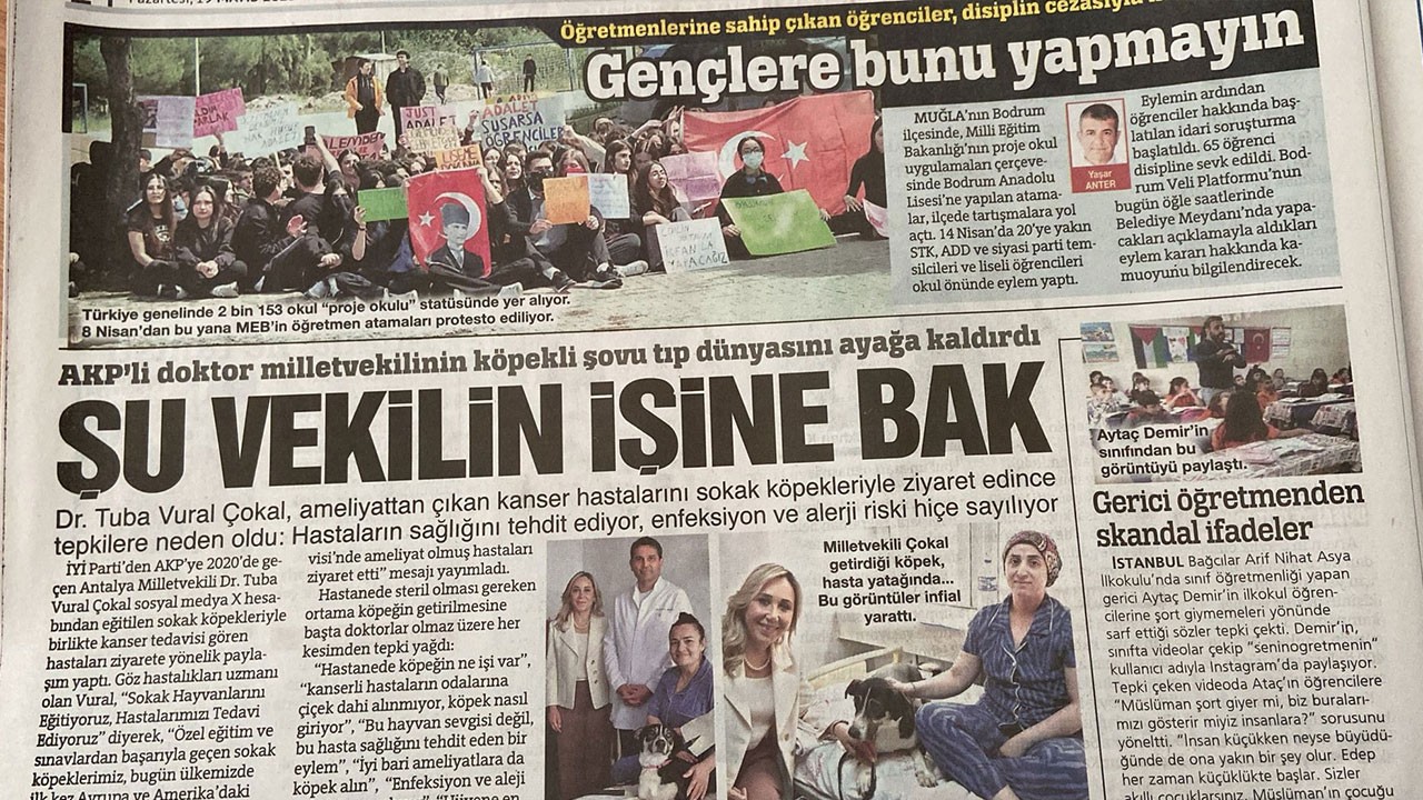 Sözcü gazetesi bir öyle bir böyle... "Edep" kelimesini duyunca çılgına döndüler!..