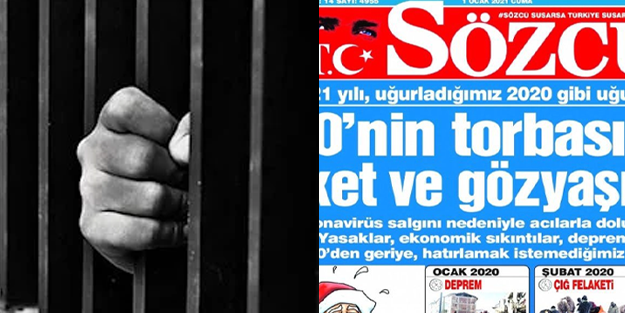 Sözcü gazetesinin o hadsiz manşetine hapis cezası geldi