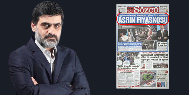 Sözcü okurlarını böyle aldatıyor! Hadi şimdi Marmaray için çıkın da “Asrın fiyaskosu” deyin diyebiliyorsanız