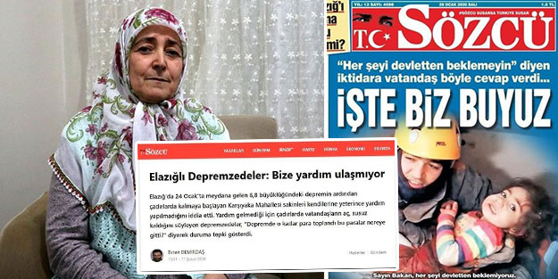 Sözcü paçavrasından alçak provokasyon