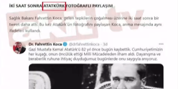 Sözcü sahtekarlık çukurunda boy verdi! Aynı gün aynı tören aynı hata… TRT’ye öyle kendisine böyle