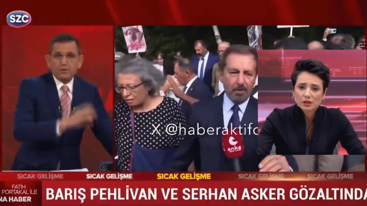 Sözcü TV ve Halk TV birbirine girdi! Tartışma canlı yayınlara sıçradı