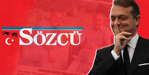 Sözcü, ülkeyi dolandıran hortumcu Cem Uzan'ı iş adamı yaptı
