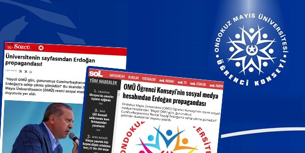 Sözcü ve Sol şimdi de OMÜ Öğrenci Konseyi'ne saldırdı