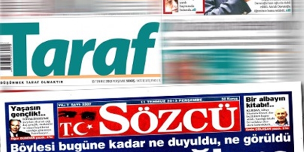 Sözcü ve Taraf 'zemin azizliğine' uğradı