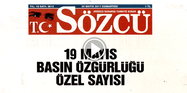 Sözcü yayın hayatında ilk kez bugün yalan söylemedi! Eğer illa çıkacaksan bundan sonra hep böyle ol!