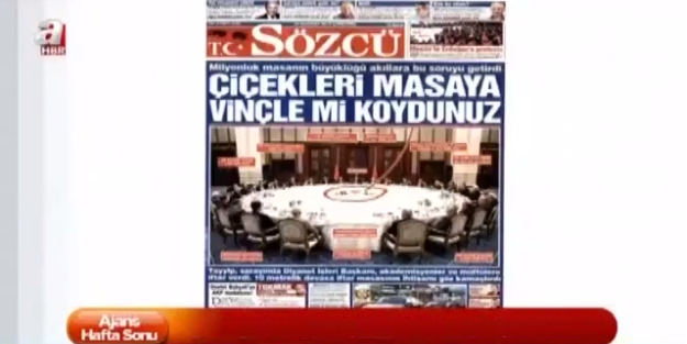 Sözcü yine baltayı taşa vurdu - VIDEO