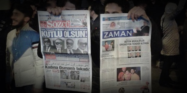 Küfürbaz Sözcü ile Zaman'ın ilişkisi tescillendi