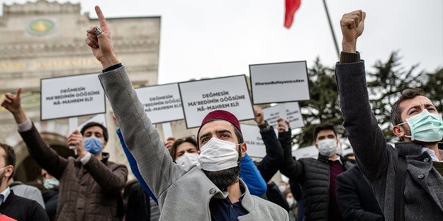 Sözcü’nün ahlaksızlığına bakın! Kabe’yi ayaklar altına alanlara değil, Müslümanlara saldırdı