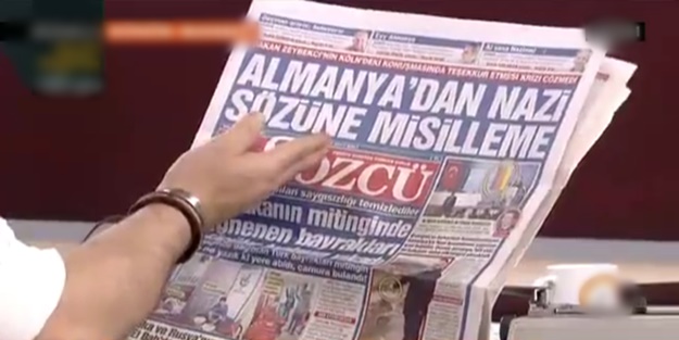 Sözcü Gazetesi'nin Almanya yalakalığı!