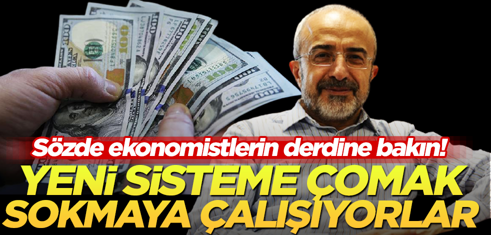 Sözde muhalif ekonomistler, yeni sisteme çomak sokmaya çalışıyor! Bunlar kime hizmet ediyor?