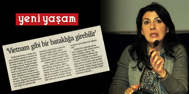 Sözde uzman işkembeden salladı, PKK paçavrası üzerine atladı!