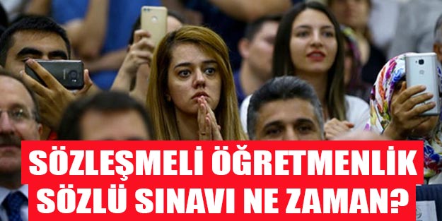 Sözleşmeli 20 bin öğretmen alımı mülakat tarihi ne zaman? | MEB öğretmenlik sözlü sınavı ne zaman yapılacak?