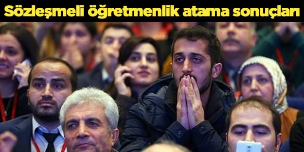 Sözleşmeli öğretmenlik atama sonuçları atanan öğretmenlerin tam listesi!