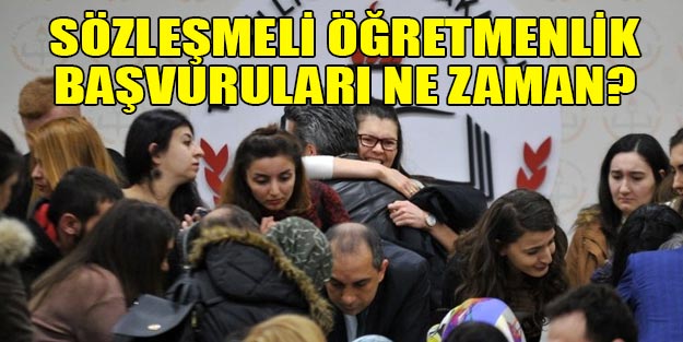 Sözleşmeli öğretmenlik başvuru 2019 başvuru şartları nedir, öğretmenlik başvurusu nasıl yapılır