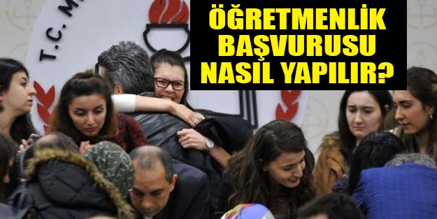 Sözleşmeli öğretmenlik başvuru nasıl yapılır?