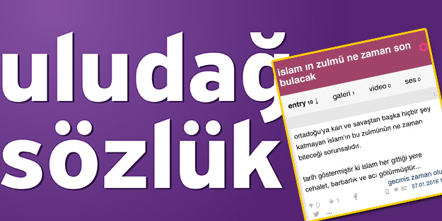 Sözlükçüler kutsallarımıza küfrediyor