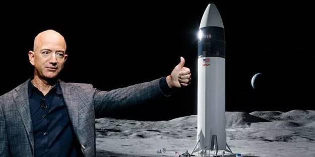 Space X'i kıskanan Jeff Bezos NASA’ya karşı kaybetti