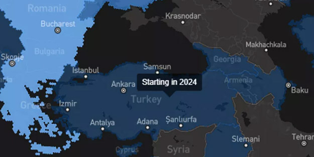 SpaceX tarafından harita güncelledi! Starlink Türkiye'ye ne zaman gelecek? Tarih belli oldu