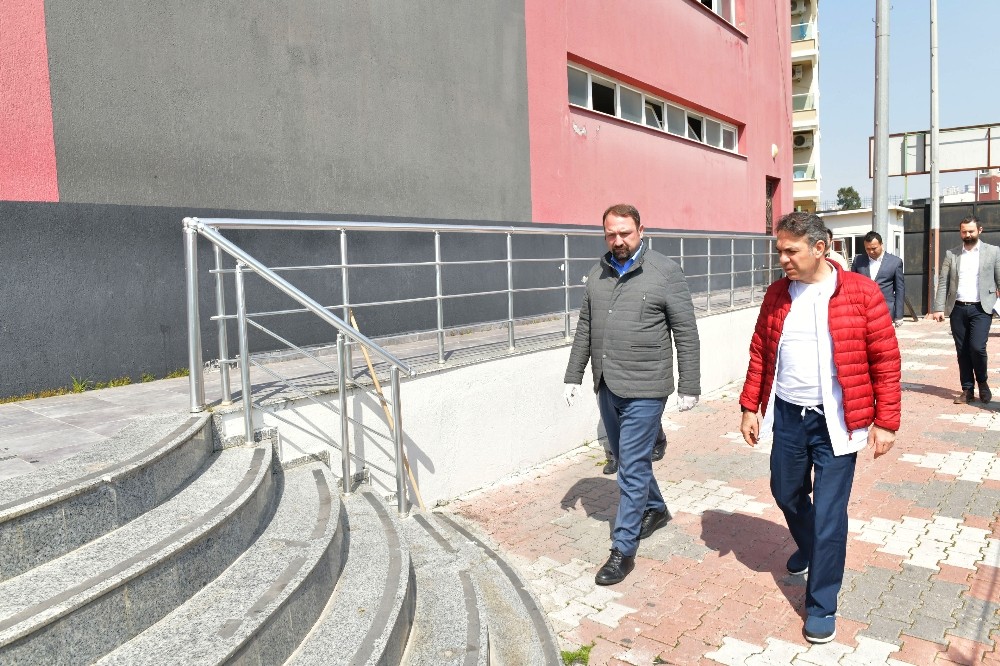 Spor tesisinin misafirhanesi sağlık emekçilerine açıldı 