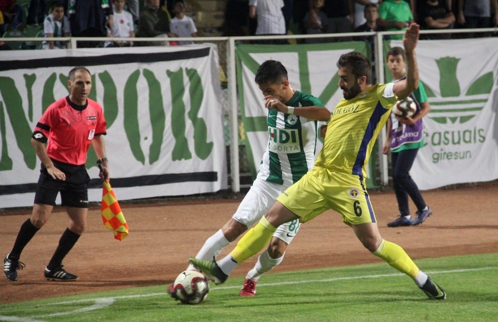Spor Toto 1. Lig: Giresunspor: 0 - Menemenspor: 2 (Maç sonucu) 