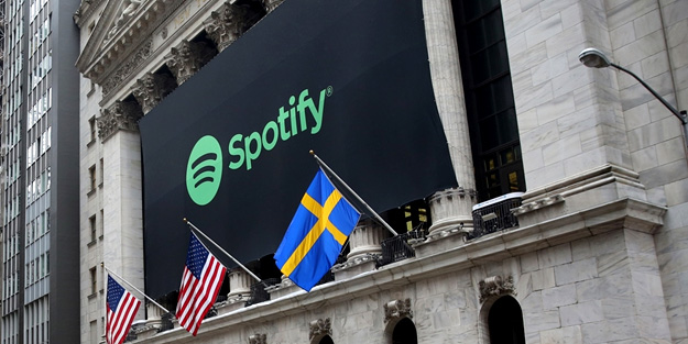 Spotify borsaya hızlı girdi