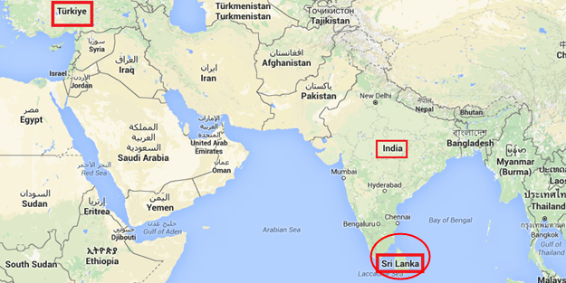 Sri Lanka neresi? | Sri Lanka nerede?