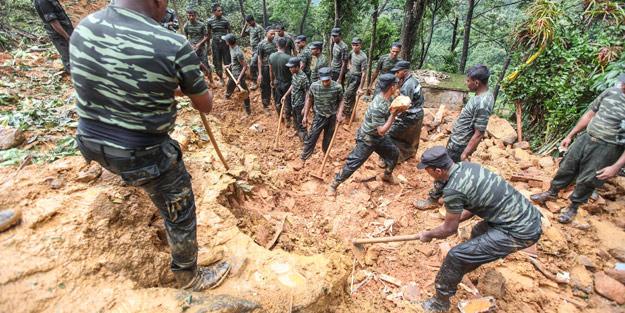 Sri Lanka'da sel ve heyelan: 43 ölü